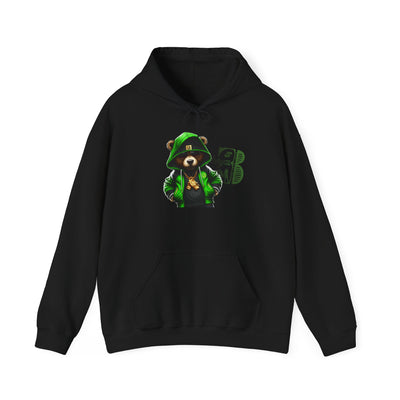 Unisex Hooded Sweatshirt 3keyz OG Teddy Drip Design Lime