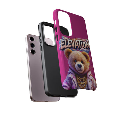 Elevated street drip Bear Pink Phone Case - Tough and Trendy Design