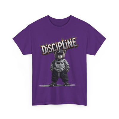 T-Shirt - Discipline Teddy Drip Design - Unisex Heavy Cotton Tee
