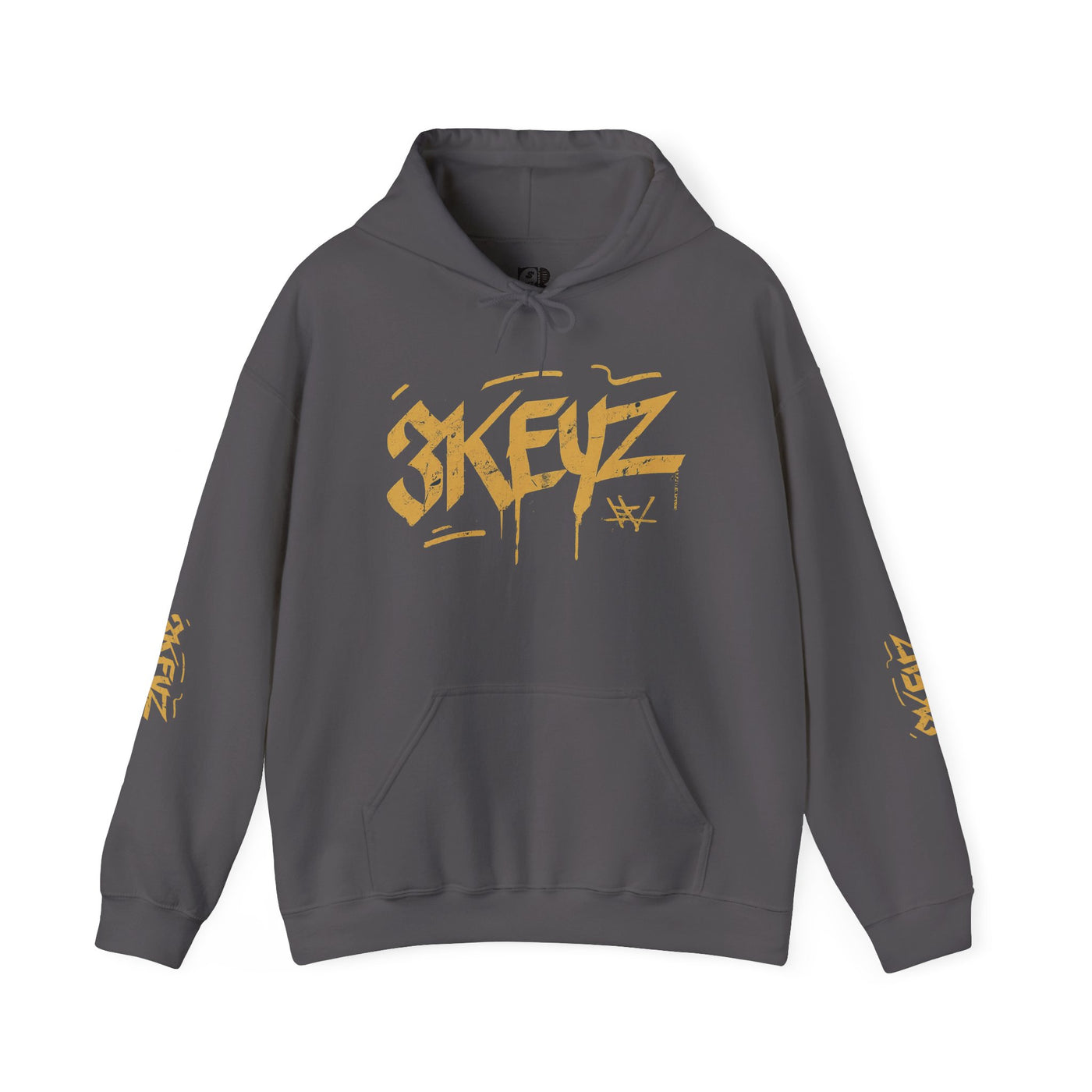Hooded Sweatshirt 3keyz OG Teddy Drip Golden Design