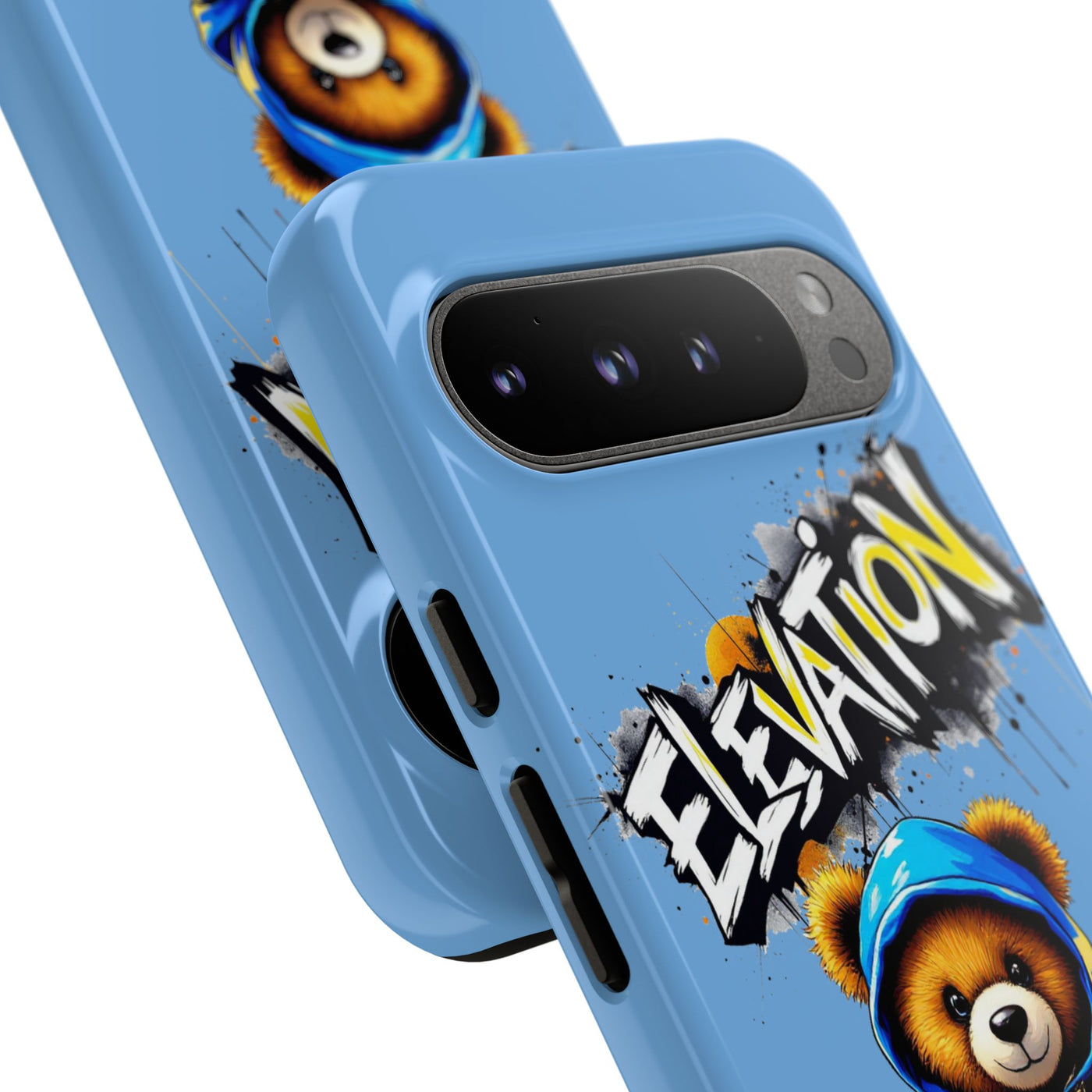 Elevated street drip Bear Phone Case - Tough and Trendy Design