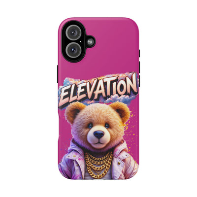 Elevated street drip Bear Pink Phone Case - Tough and Trendy Design