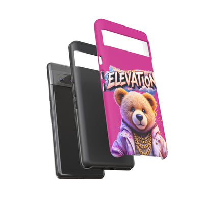 Elevated street drip Bear Pink Phone Case - Tough and Trendy Design