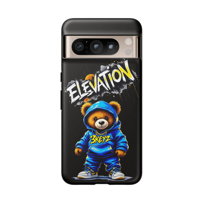 Elevated street drip Bear Black Phone Case - Tough and Trendy Design
