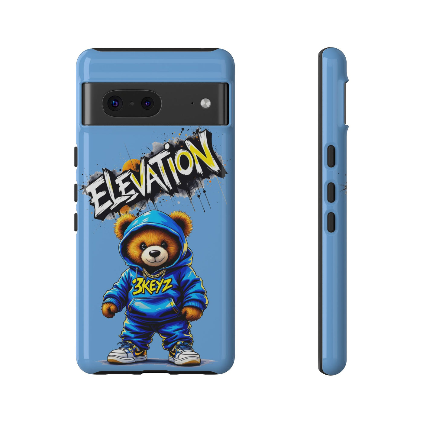 Elevated street drip Bear Phone Case - Tough and Trendy Design