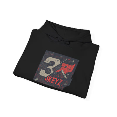 3keyz Big 3 Abstract Hoodie