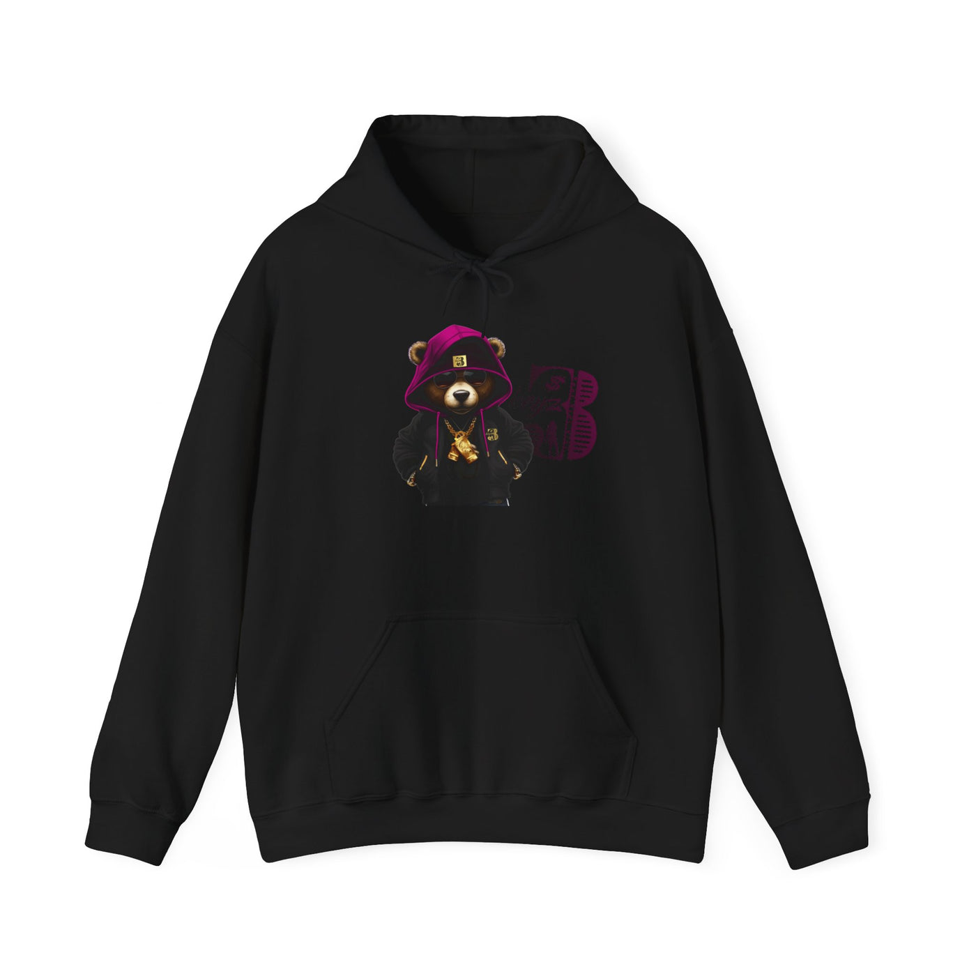 Unisex Hooded Sweatshirt 3keyz OG Teddy Drip Design Purple