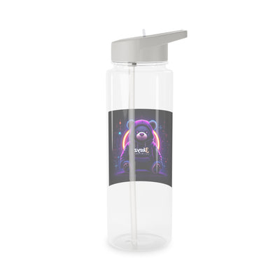 Tritan Water Bottle - Cyber Teddy Design