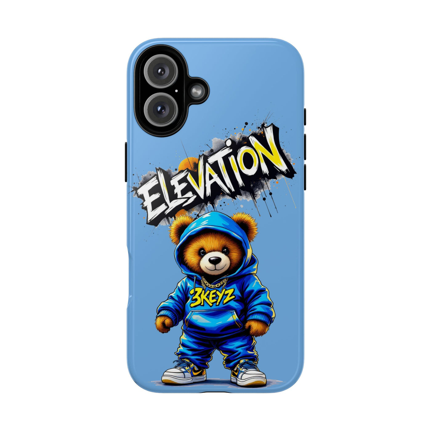 Elevated street drip Bear Phone Case - Tough and Trendy Design