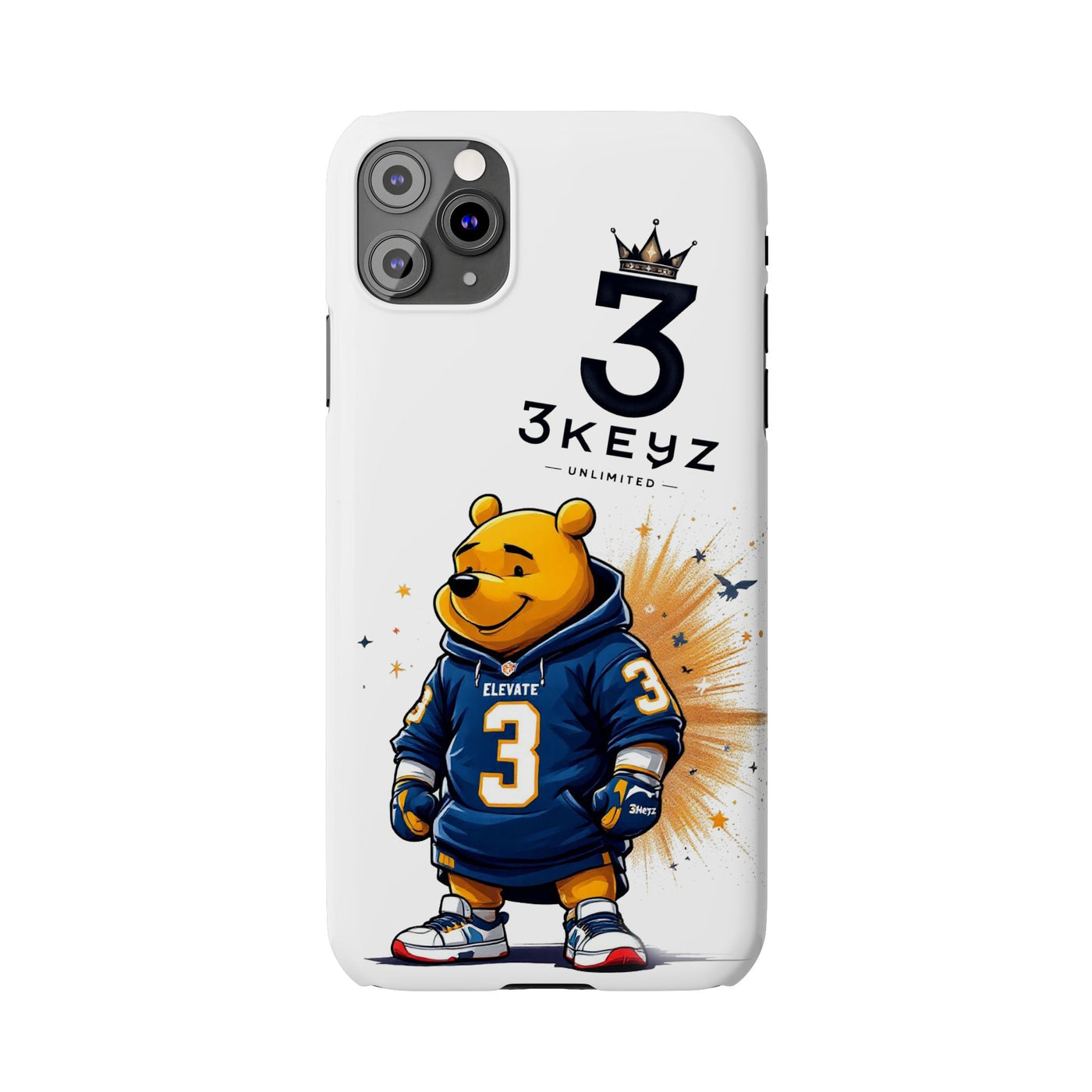 iPhone Case - 3keyz Pooh Bear Design