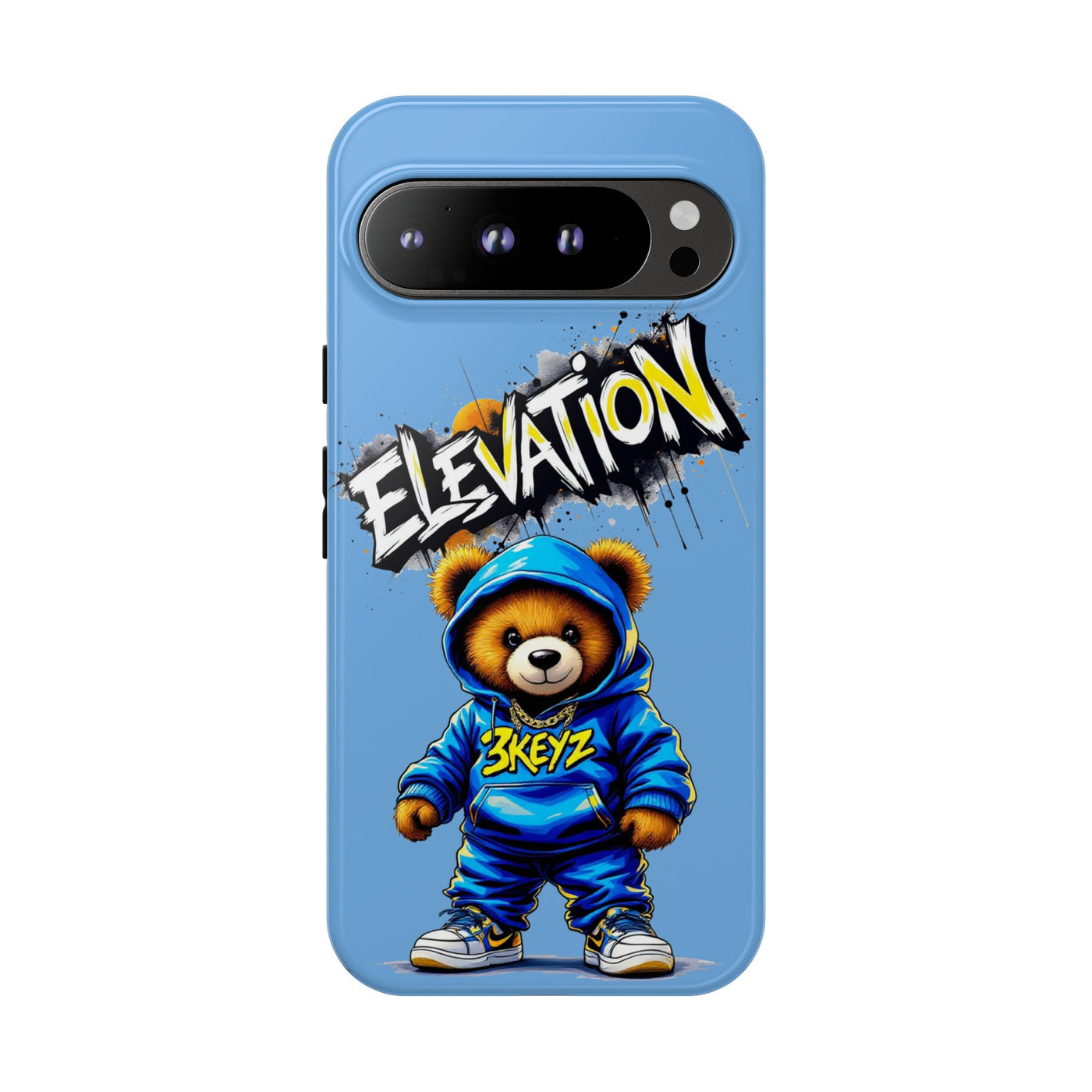 Elevated street drip Bear Phone Case - Tough and Trendy Design