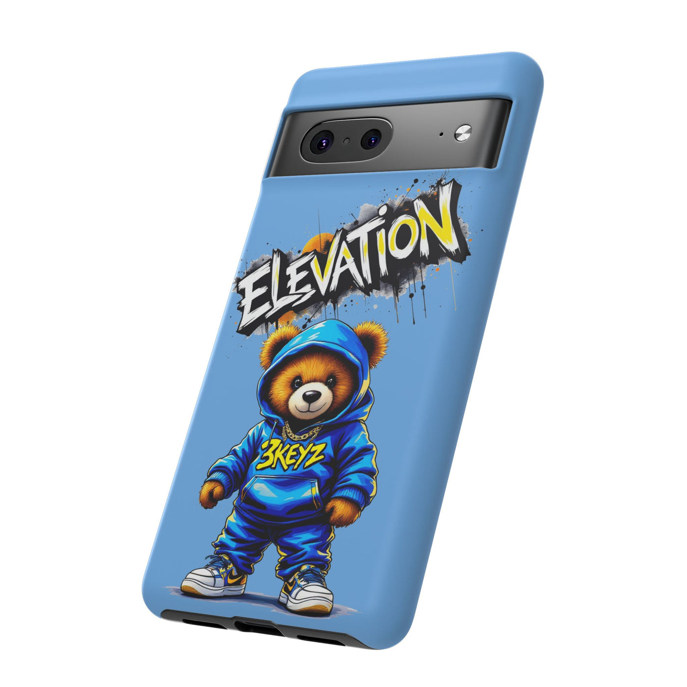 Elevated street drip Bear Phone Case - Tough and Trendy Design