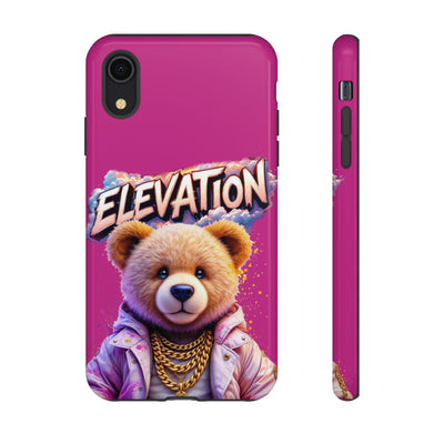 Elevated street drip Bear Pink Phone Case - Tough and Trendy Design