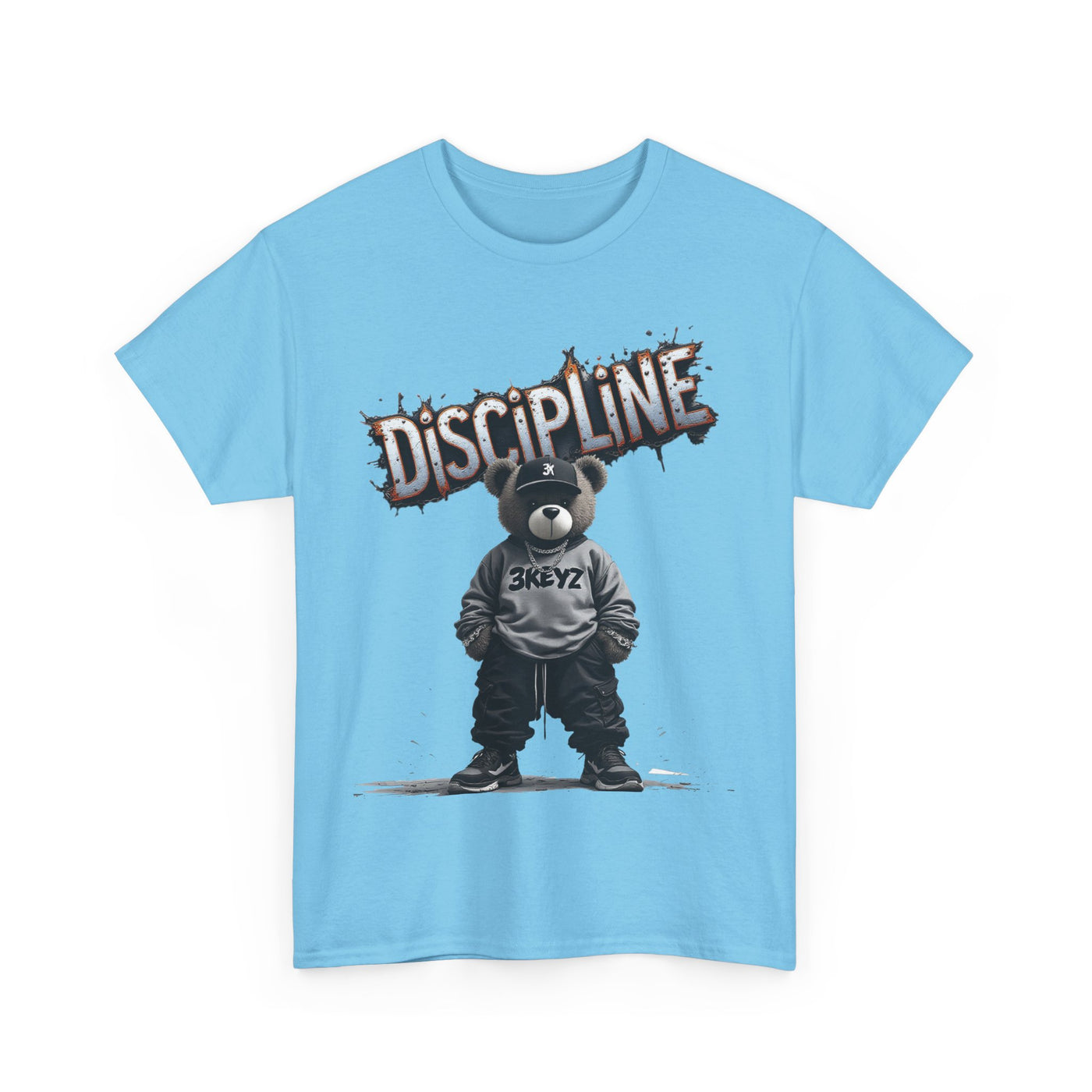 T-Shirt - Discipline Teddy Drip Design - Unisex Heavy Cotton Tee