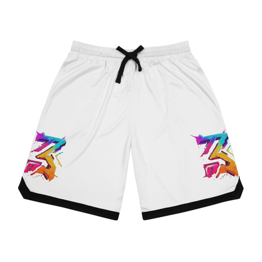 Basketball Shorts - 'Big 3 Splash' Design