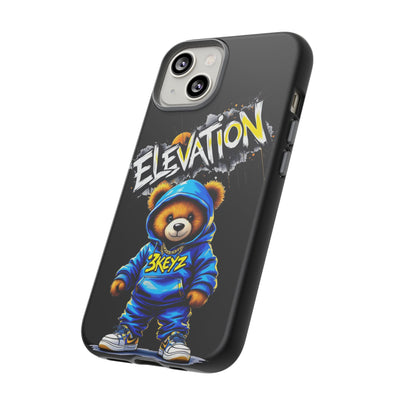 Elevated street drip Bear Black Phone Case - Tough and Trendy Design