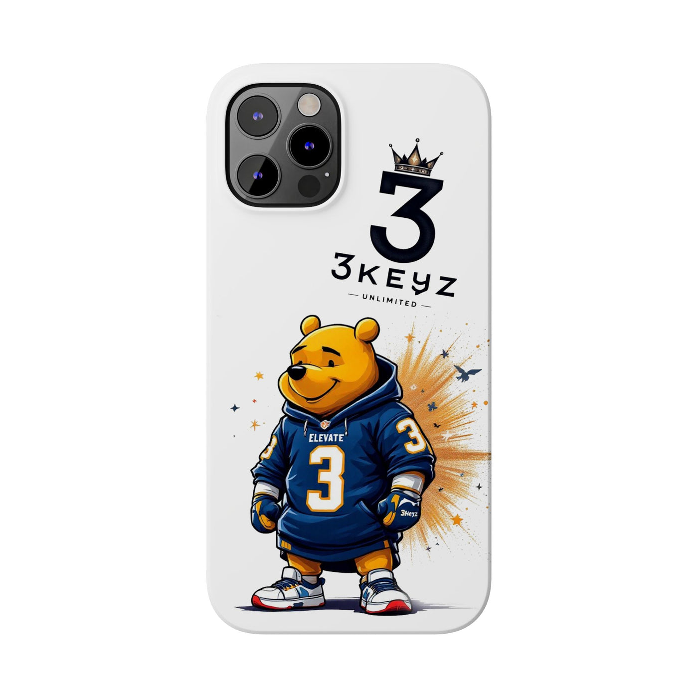 iPhone Case - 3keyz Pooh Bear Design
