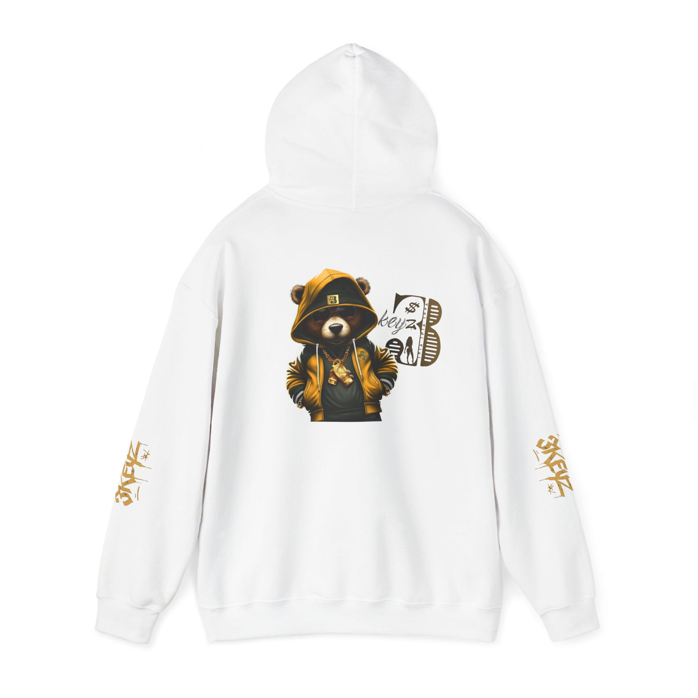 Hooded Sweatshirt 3keyz OG Teddy Drip Golden Design