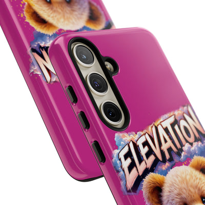 Elevated street drip Bear Pink Phone Case - Tough and Trendy Design