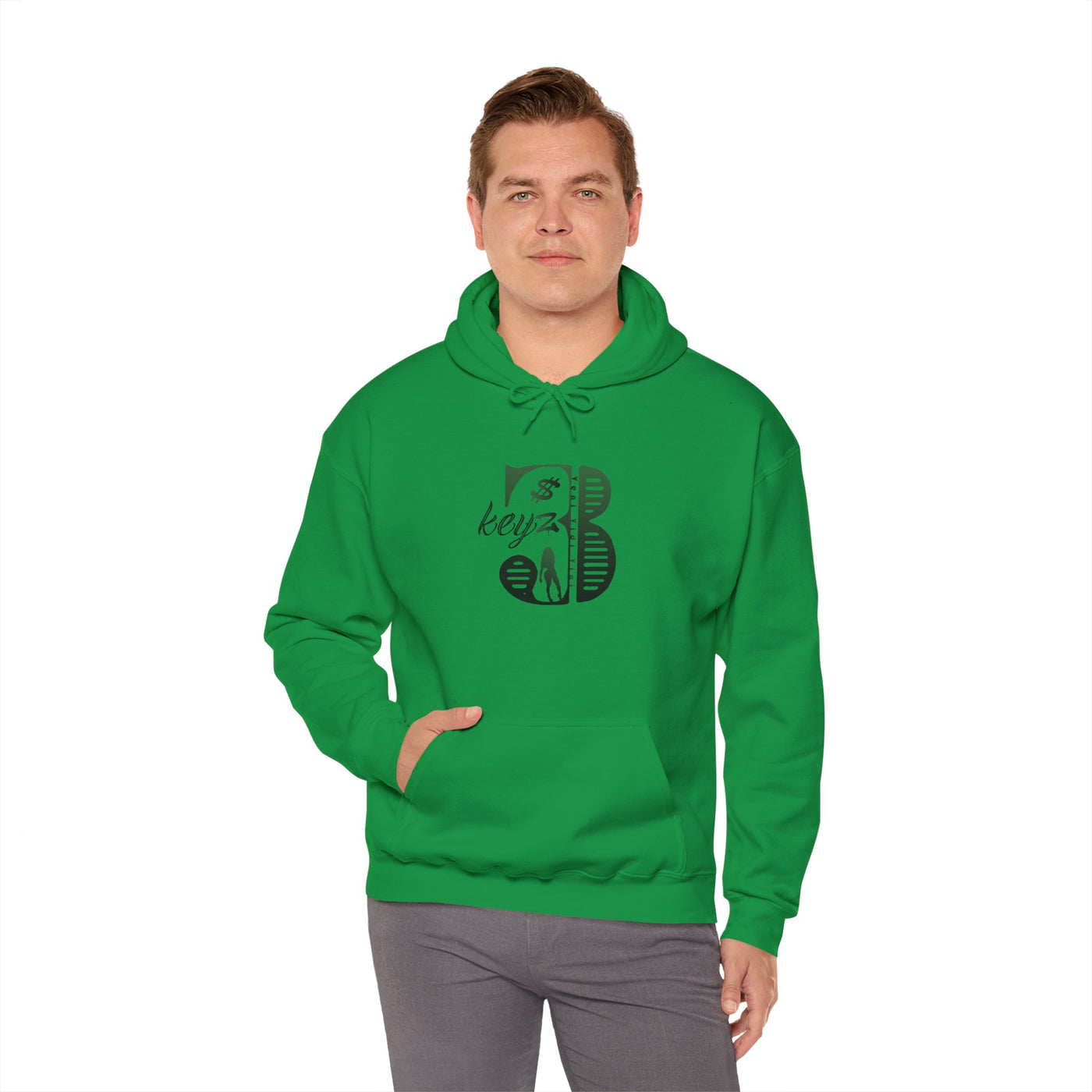 3Keyz Original Drip Unisex hoodie Green/Black