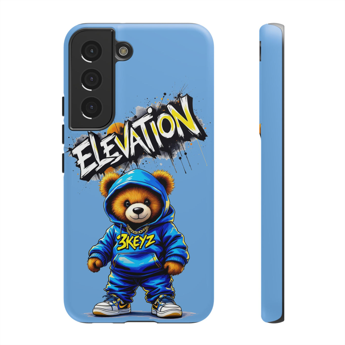 Elevated street drip Bear Phone Case - Tough and Trendy Design