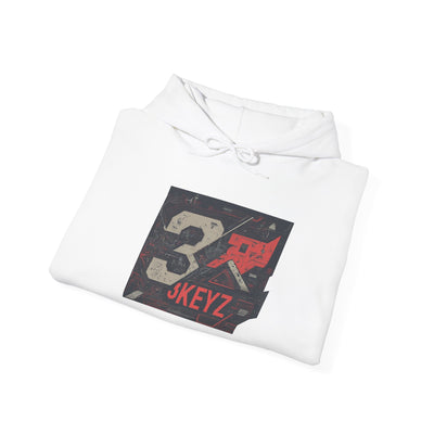 3keyz Big 3 Abstract Hoodie