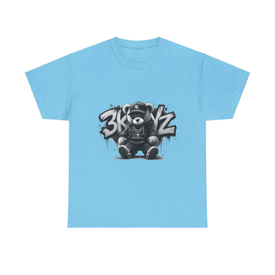 T-Shirt - 3keyz Teddy Drip B/W Unisex Heavy Cotton Tee