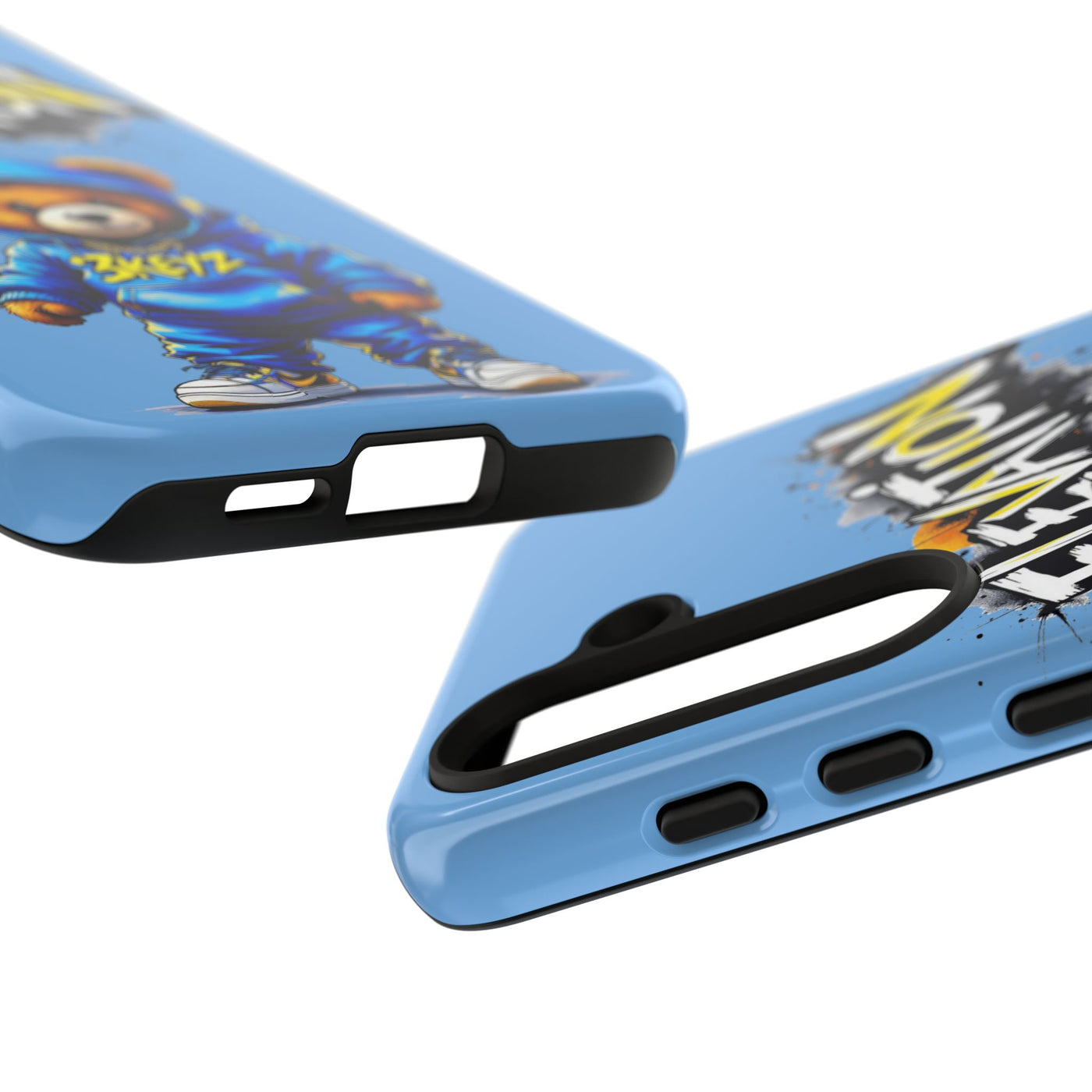 Elevated street drip Bear Phone Case - Tough and Trendy Design