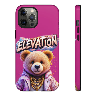Elevated street drip Bear Pink Phone Case - Tough and Trendy Design