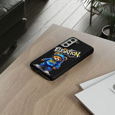 Elevated street drip Bear Black Phone Case - Tough and Trendy Design