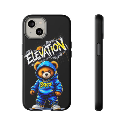 Elevated street drip Bear Black Phone Case - Tough and Trendy Design