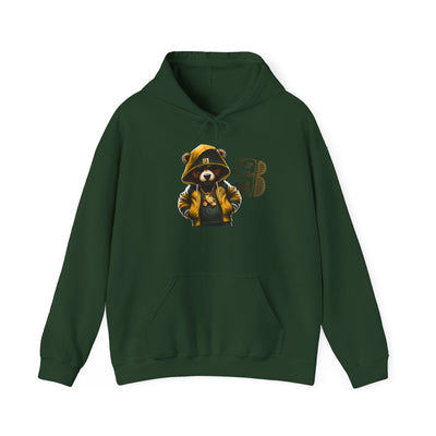 Unisex Hooded Sweatshirt 3keyz OG Teddy Drip Design Gold