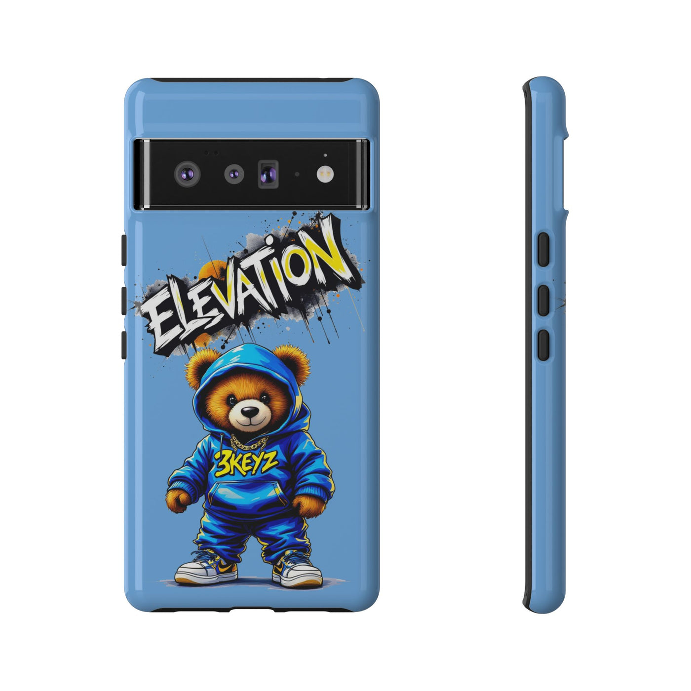 Elevated street drip Bear Phone Case - Tough and Trendy Design