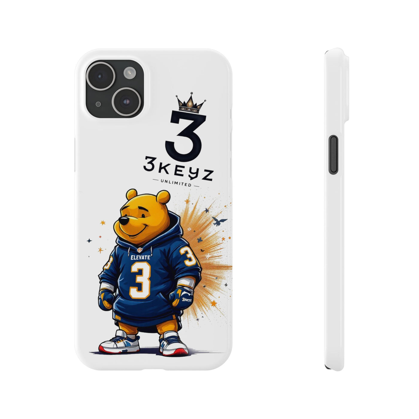 iPhone Case - 3keyz Pooh Bear Design