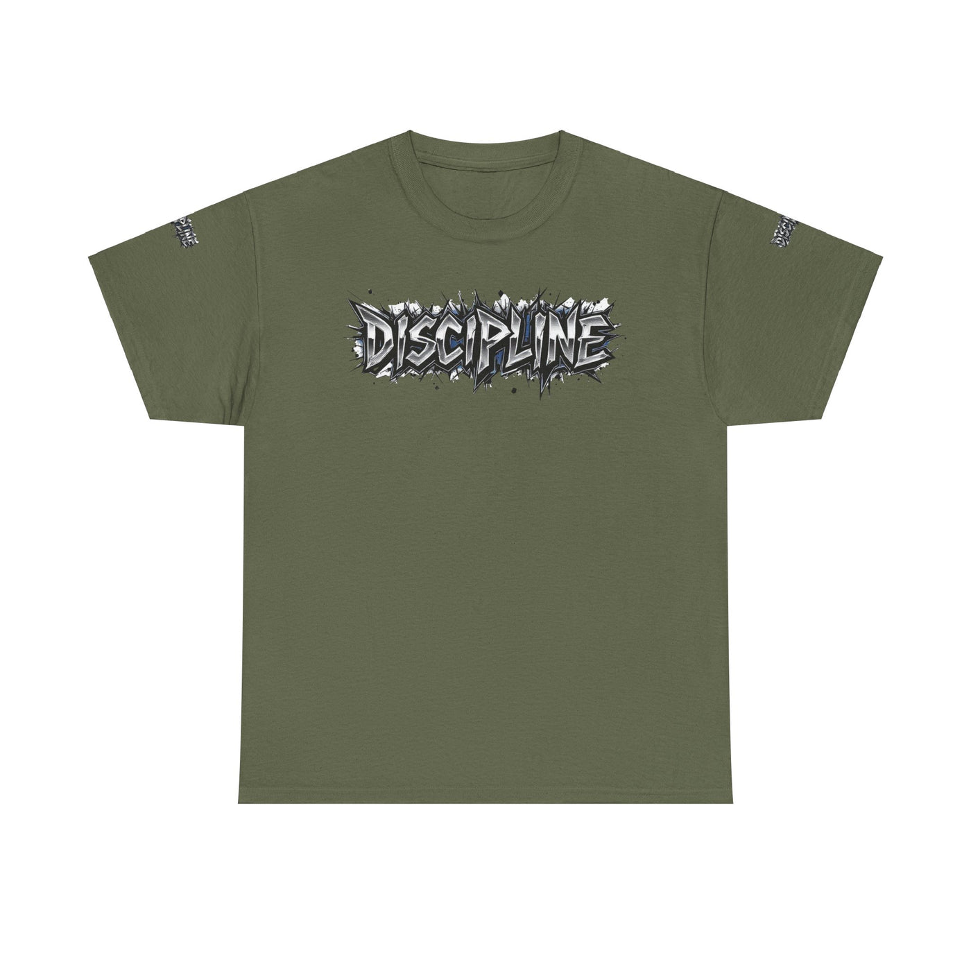 T-Shirt Discipline Cut Drip Design Heavy Cotton Unisex Tee