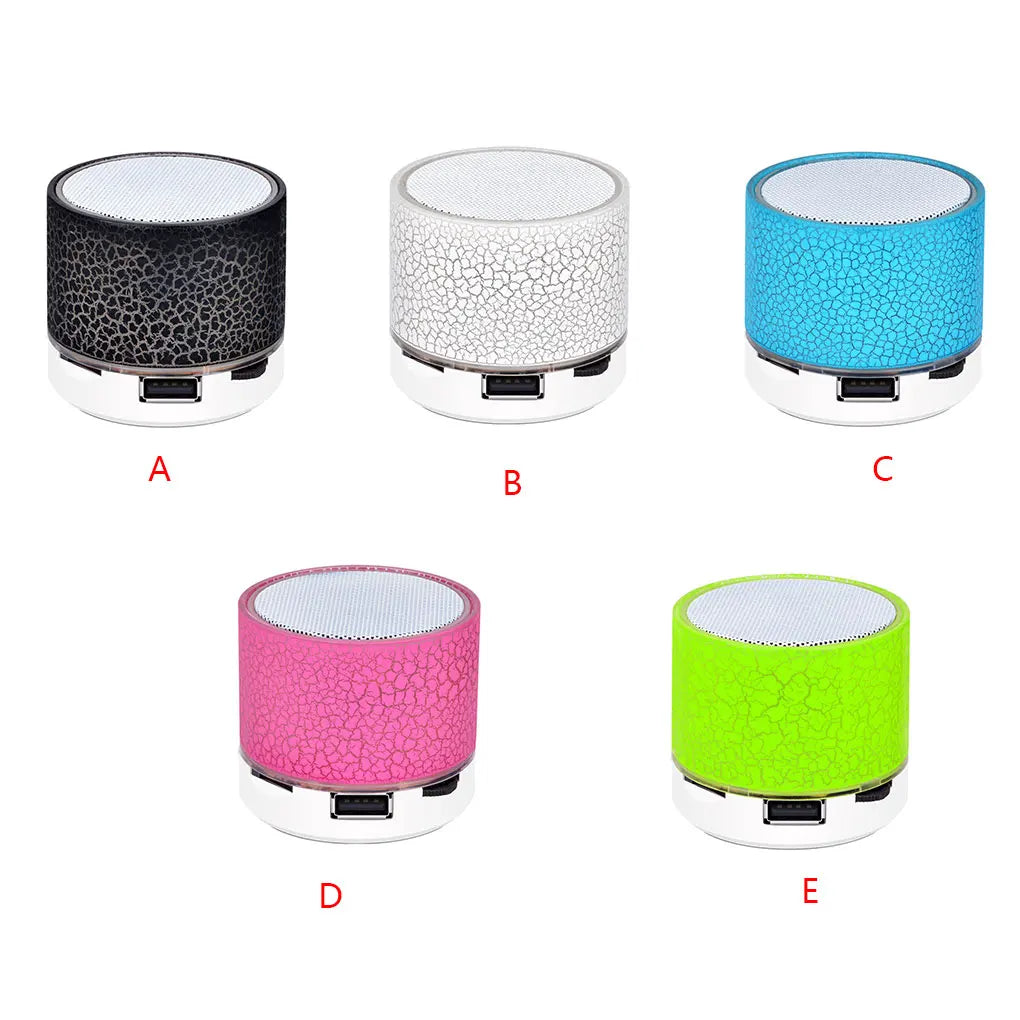 LED Cylinder Pro Mini Speaker | Portable Bluetooth Audio with Light Show & Deep Bass