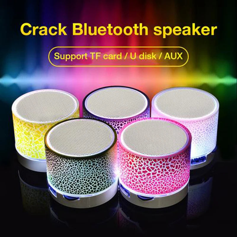 LED Cylinder Pro Mini Speaker | Portable Bluetooth Audio with Light Show & Deep Bass