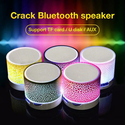 LED Cylinder Pro Mini Speaker | Portable Bluetooth Audio with Light Show & Deep Bass